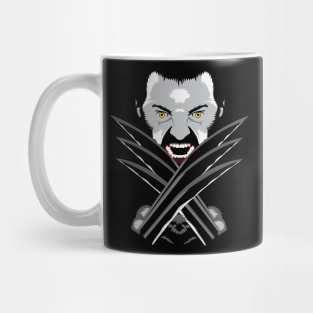 Raging Man with Claw Mug